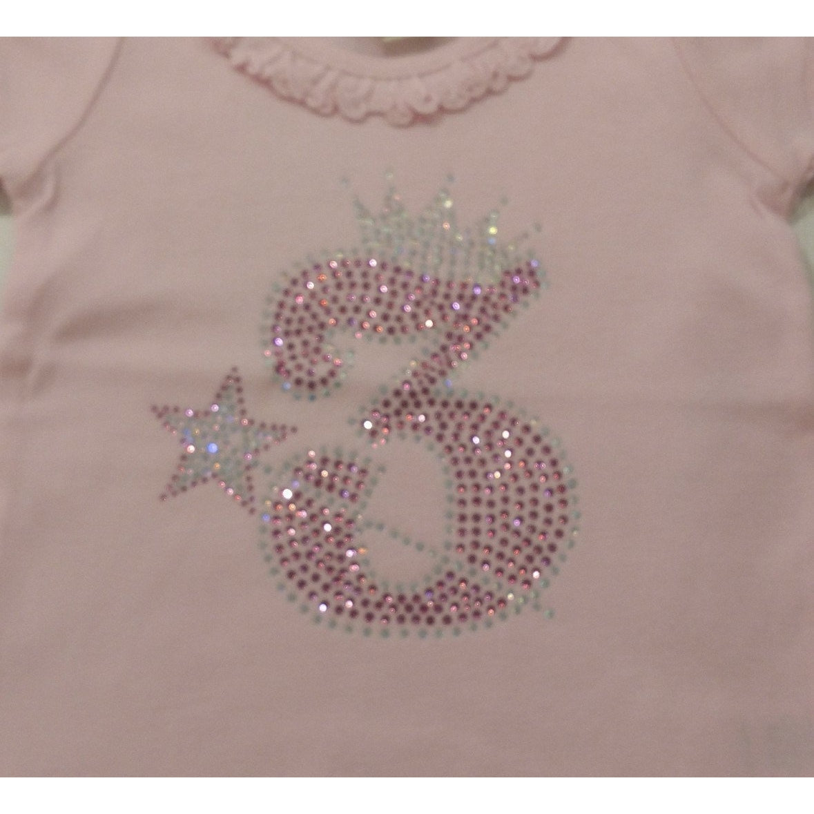 Rhinestone Wand and Crown Birthday Shirt